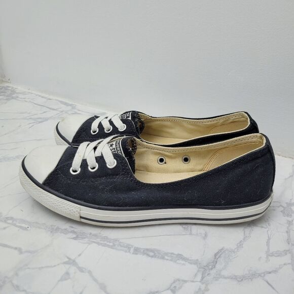 Converse All Star Black & White Sneakers Shoes Size: 6 US - Picture 2 of 10